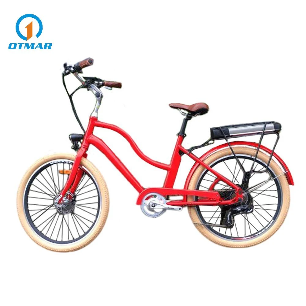 China Venta caliente Pantalla LCD Luz LED 48V 250W Motor trasero Batería de 48V Bicicleta eléctrica de ciudad y carretera.