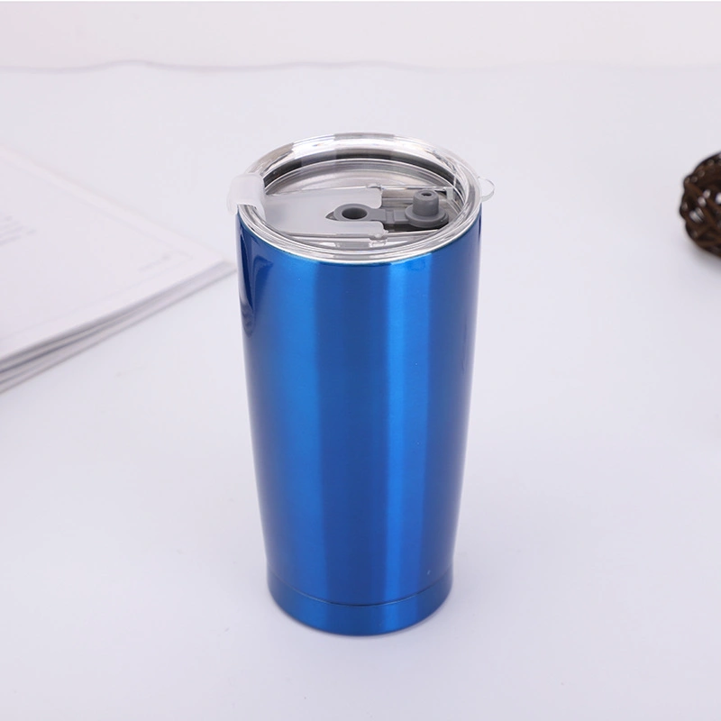 Stainless Steel Coffee Tumbler with Lid and Straw Double Walled Esg16648