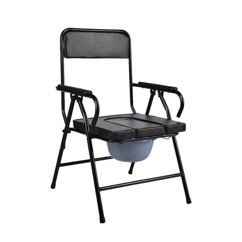 Handicapped Folding Portable Commode Chair