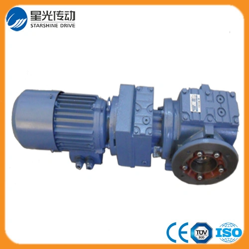 S Series Right-Angle Helical Worm Speed Reducer Hollow Shaft