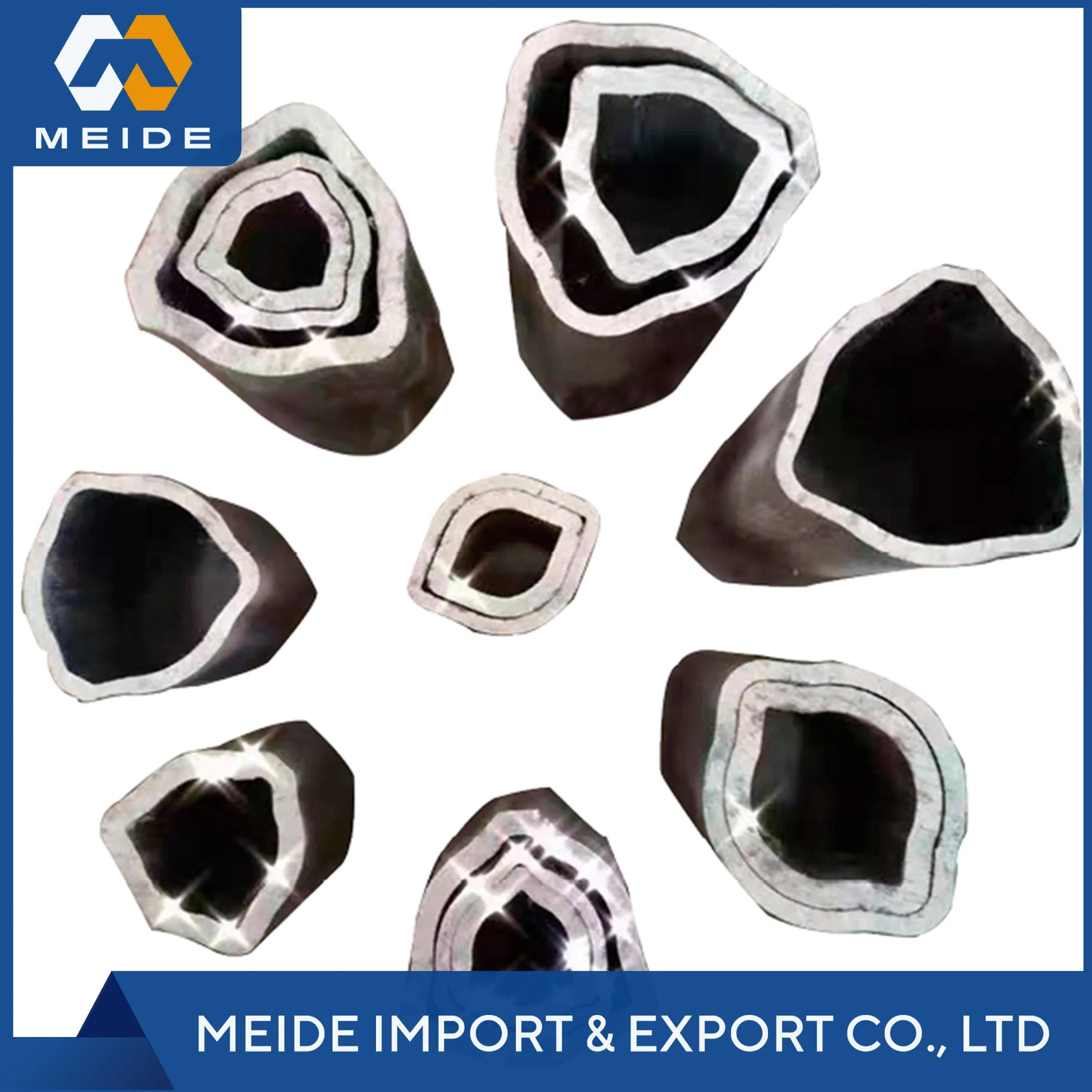 Seamless Carbon Steel Pipe 1320/Smn420/ 20mn6/1.1169/20mn2 Customized Irregular Steel Pipe with Triangle, Hexagonal, Square, and Rectangular Oval Shapes