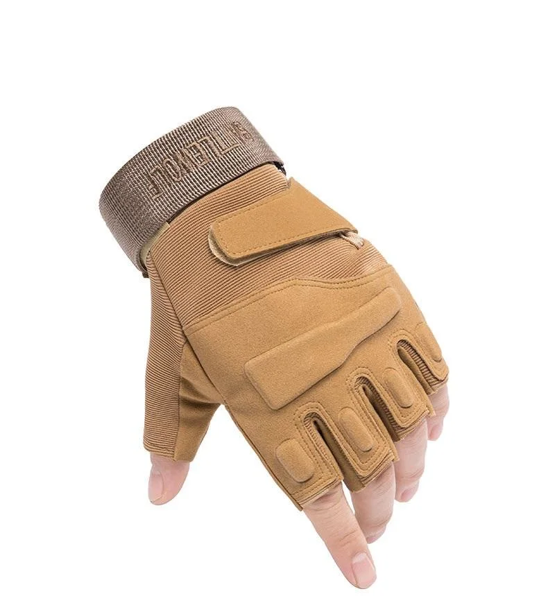Outdoor Climbing Hunting Other Sport Safety Fitness Half Finger Tactical Gloves