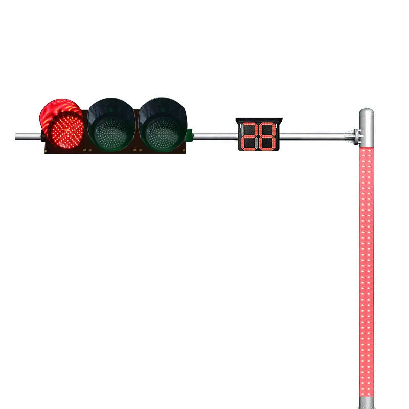 Single Double Arm Steel Galvanized Metal Lighting CCTV Camera Traffic Light Signal Pole