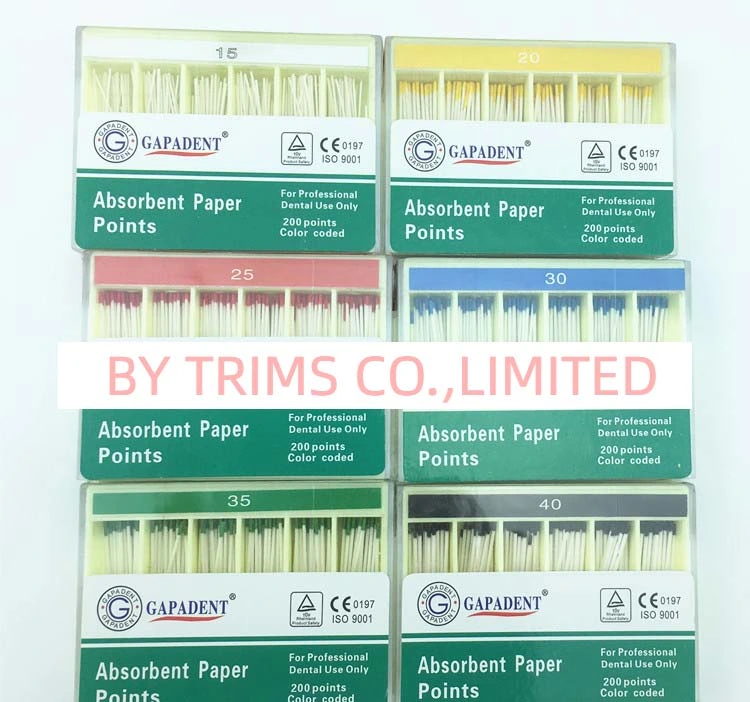 Moisture-Absorbing Paper Tip Dental Materials Tianjin Plus Hair Moisture-Absorbing Paper Tip Optional Mixed Number Order Number Has Three Certificates and Five