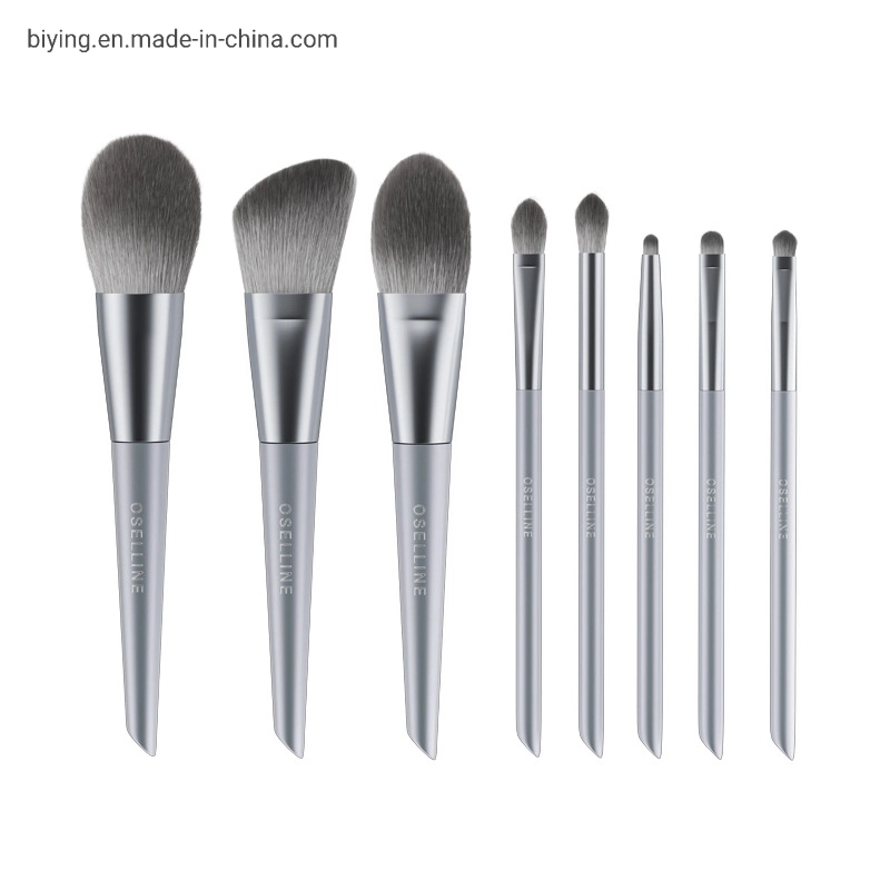 8 PCS Wholesale/Supplier Private Label Cosmetic Custom Professional Makeup Brushes Kit Eye Face Luxury Makeup Brush Set with Bag