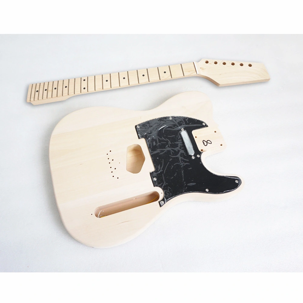Aiersi Brand DIY Tl Style Solid Lindenwood Electric Guitar Kit