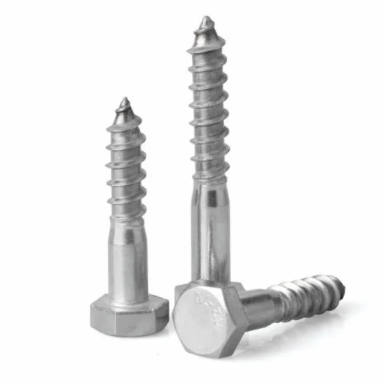 DIN 571 Hex Head Lag Coach Wood Screws for Furniture