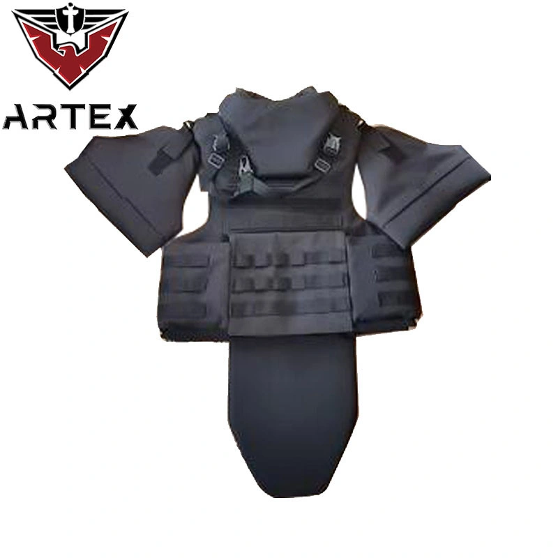 Alta protección Chaleco táctico a prueba de balas Kevlar Soft Nivel 6 de protección de la armadura de cuerpo completo chaleco antibalas