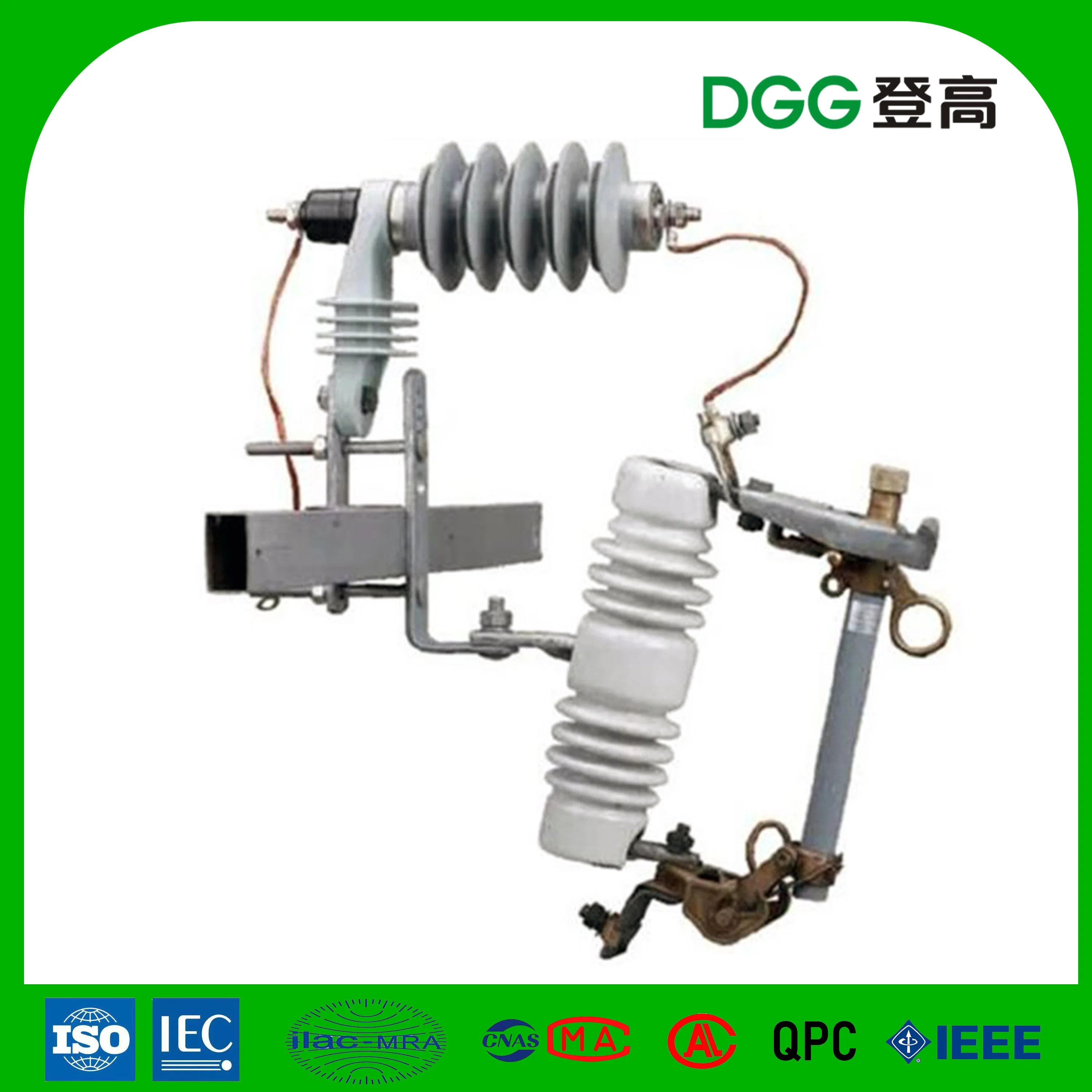 High Voltage Porcelain Fuse Cutout, Drop out Fuse 27kv 100A