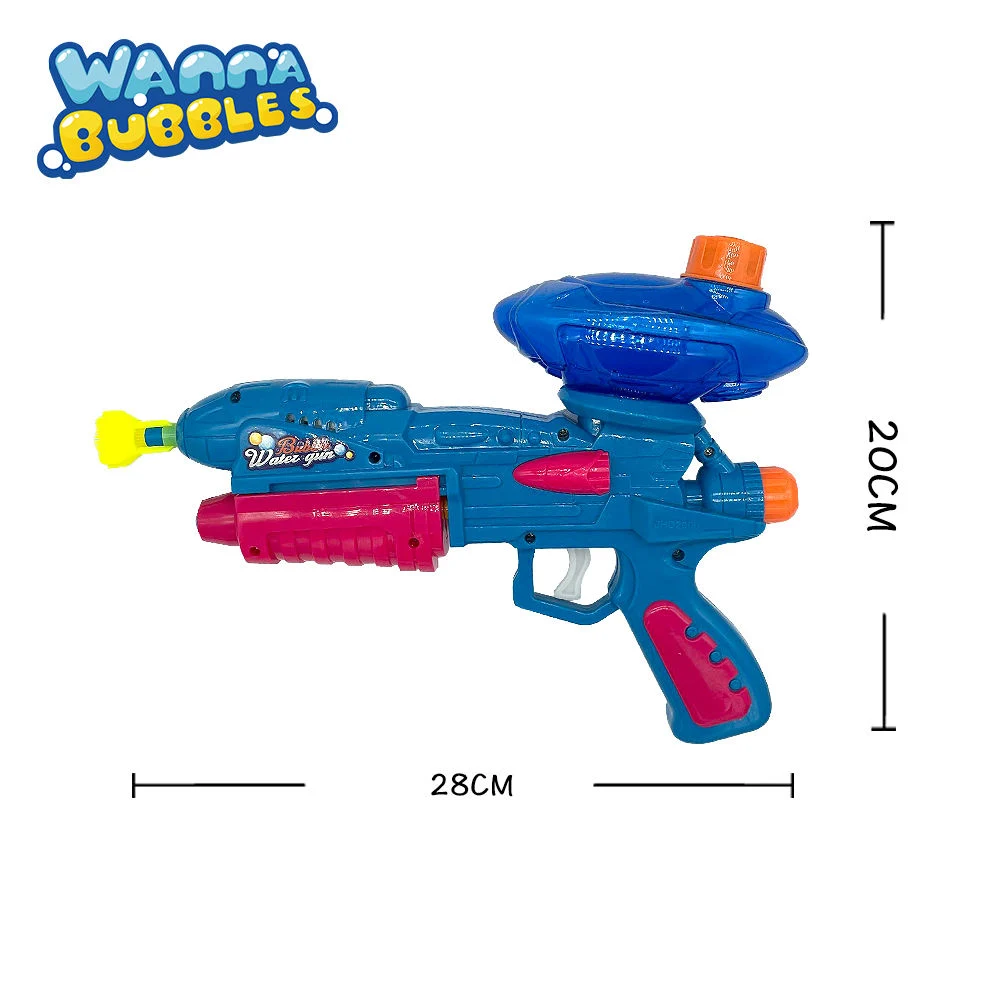 2 en 1 Multifunction Friction Bubbles Shooting Gun Kids Gift Pistolas de agua de burbujas de juguete para niños