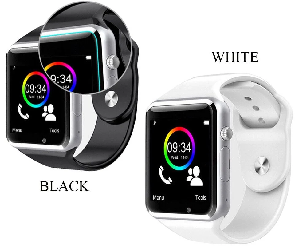 A1 Multifunktions Bluetooth Smart Watch Unterstützung SIM-Karte Telefon