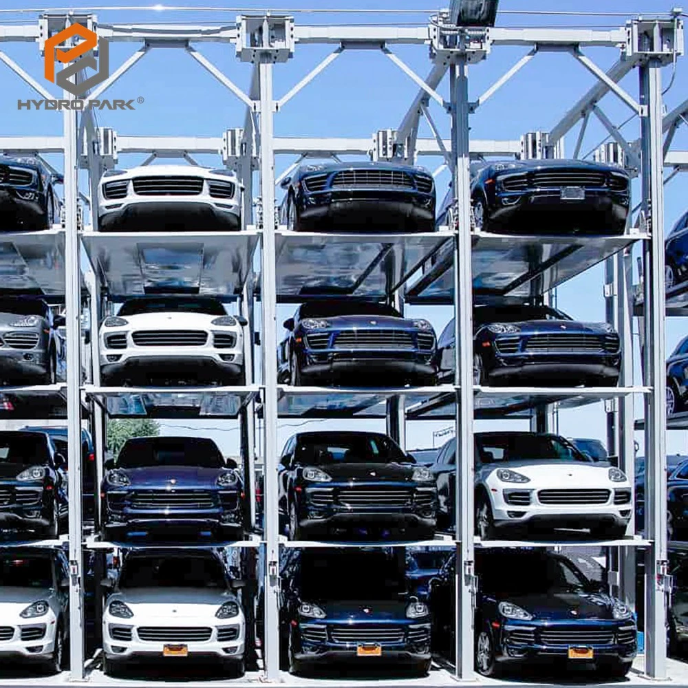 4 Post Smart Hydraulic Multi-Level Car Logistic Automatic Car Vertical Parking System