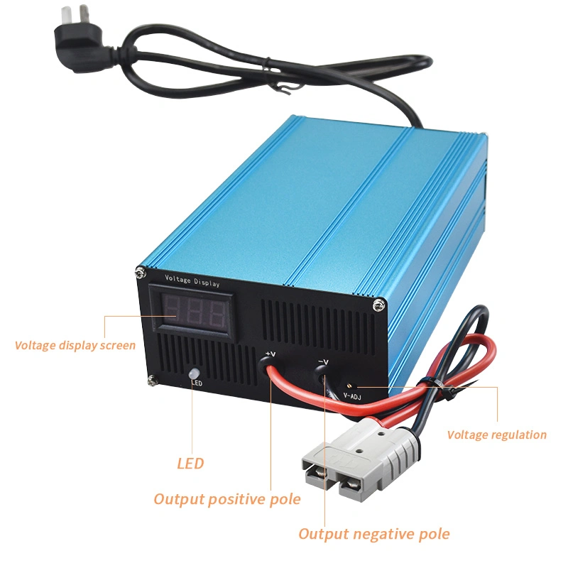 DC Battery Charger Lithium Iron Phosphate Battery Fast Charger for Rechargeable Electric Vehicles 14.6V 72A