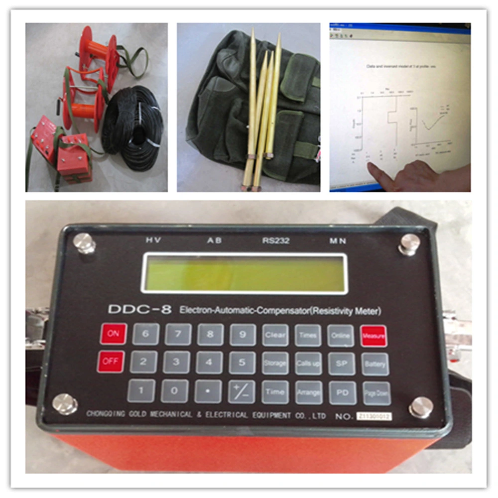 Groundwater Detector Ddc-8 Geophysical Resistivity Meter Equipment Vertical Electrical Sounding Instrument Terrameter