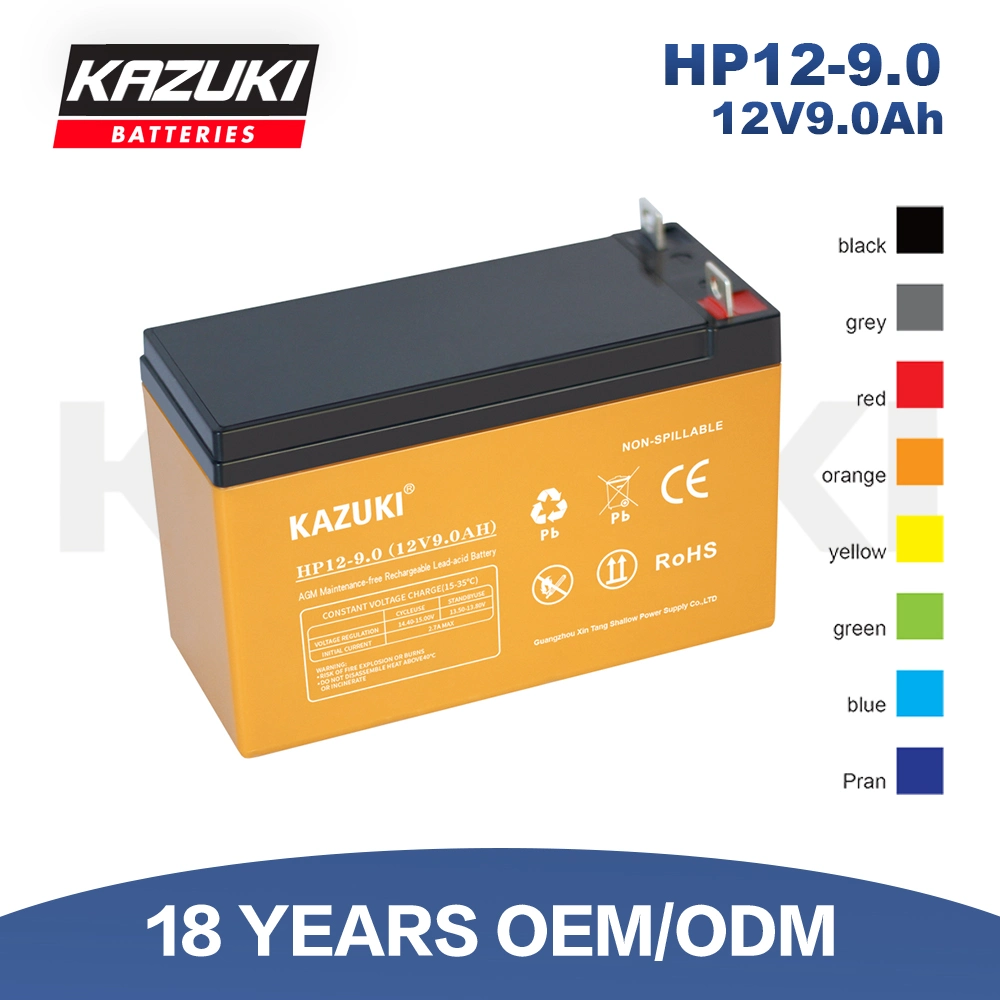 12V9ah 6FM9 Capacity 20hr for UPS/ Telecom/ Backup Power Lead Acid Battery