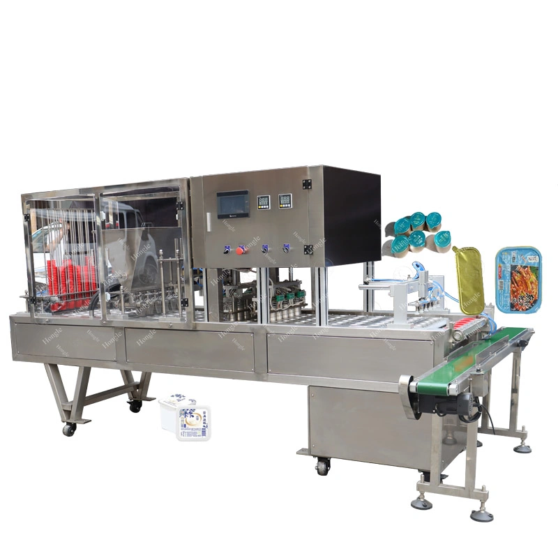 Automatic Vacuum Tray Juice Milk Water K Cup Filling and Sealing Machine