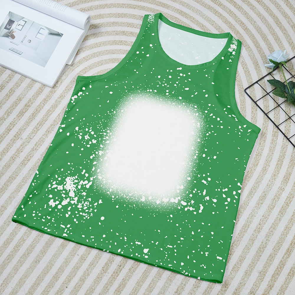 Custom Print Oversized Boys Unisex Tank Tops Cotton Polyester Sublimation Tank Top