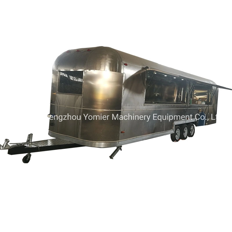 Stainless Steel Crepe Food Catering Trailer