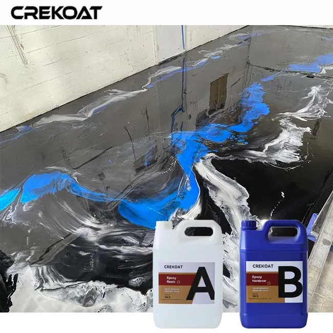 Resin Countertops Blue Metallic Epoxy of Urethane Topcoats