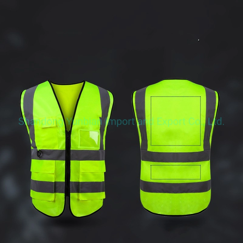 Safety Vest Construction Site Traffic Sanitation Worker Night Reflective Vest