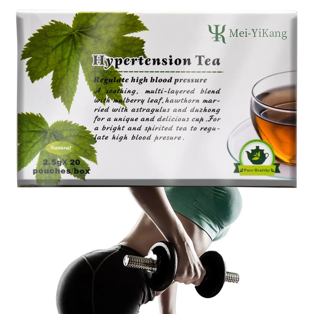 تصنيع المعدات الأصلية (OEM) 100% شاي أخضر مضاد لارتفاع ضغط الدم الطبيعي ينظّم الشاي عالي الدم الضغط
