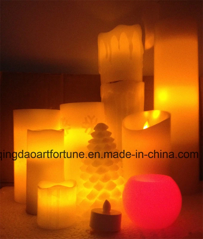 Wholesale/Supplier Flameless LED Light Christmas Candle for Christmas Decoration