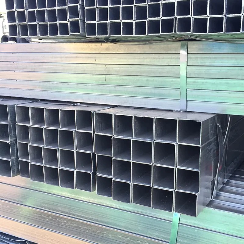 Hot DIP Galvanized Square Steel Tubes Hollow Section Weld Steel Pipe Used for Greenhouse