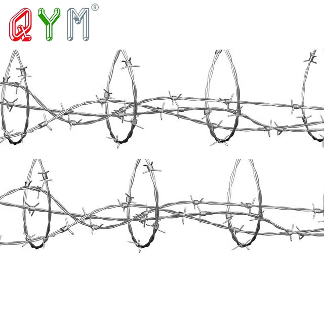 PVC Coated High Tensile Steel Barbed Wire for Fence