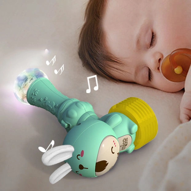 Beat Music Baby Science Education Sleeping Rattle Luminous Toys Lights Stick