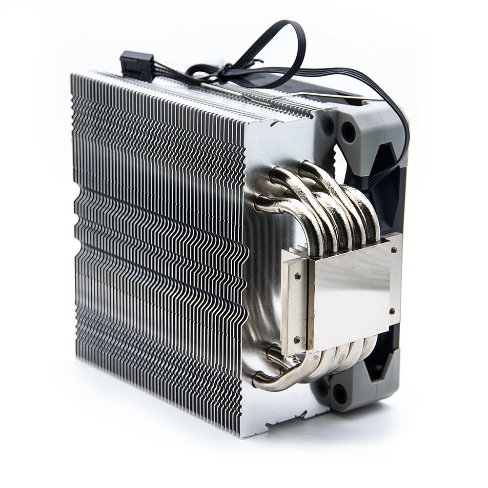 Mwon CPU Cooler with 1 DC Cooling Fan & Aluminum Fins & 5 Copper Heat Pipes for PC