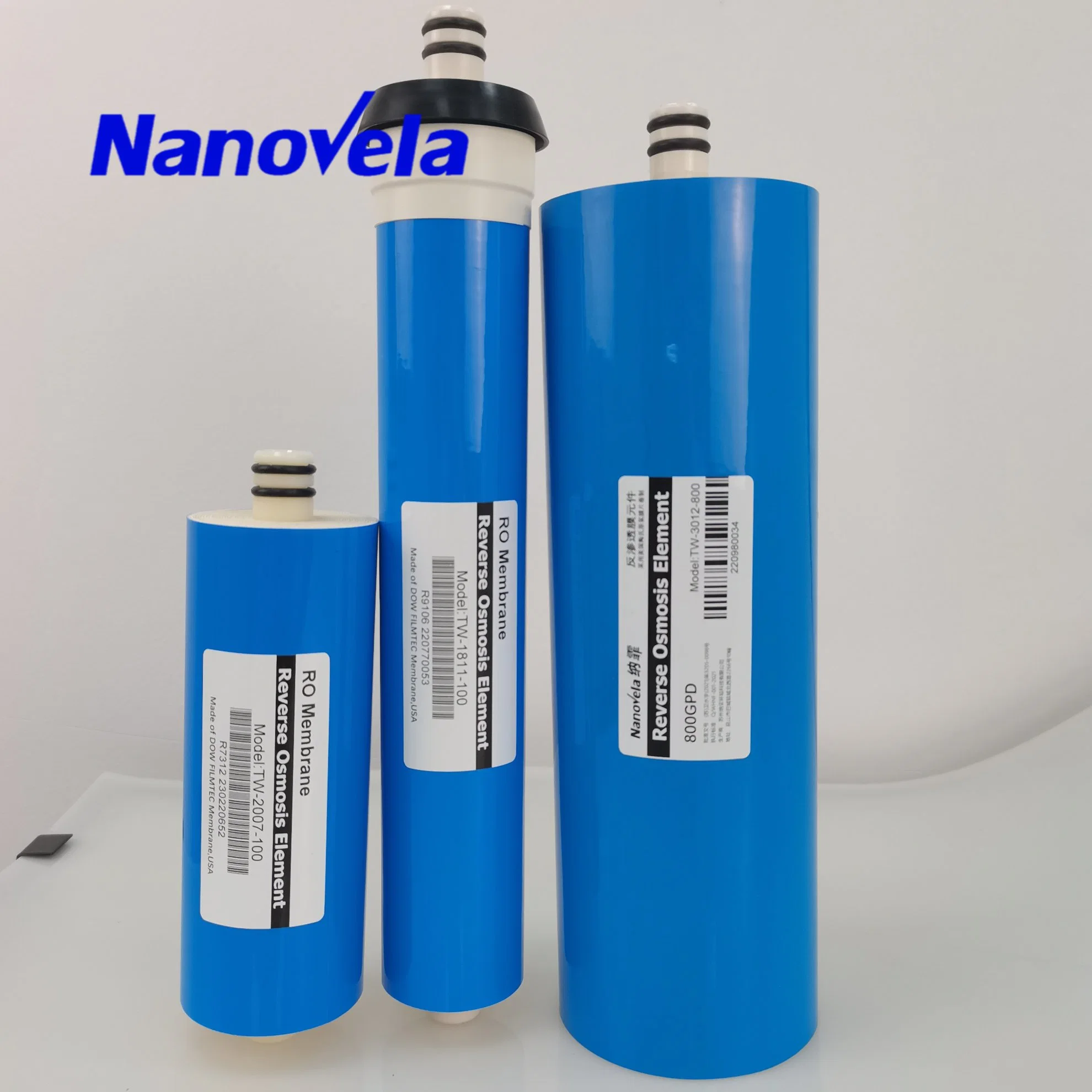 Membrane RO 1812-50/75/100 l'eau pure Machine purificateur d'eau RO Élément de filtre