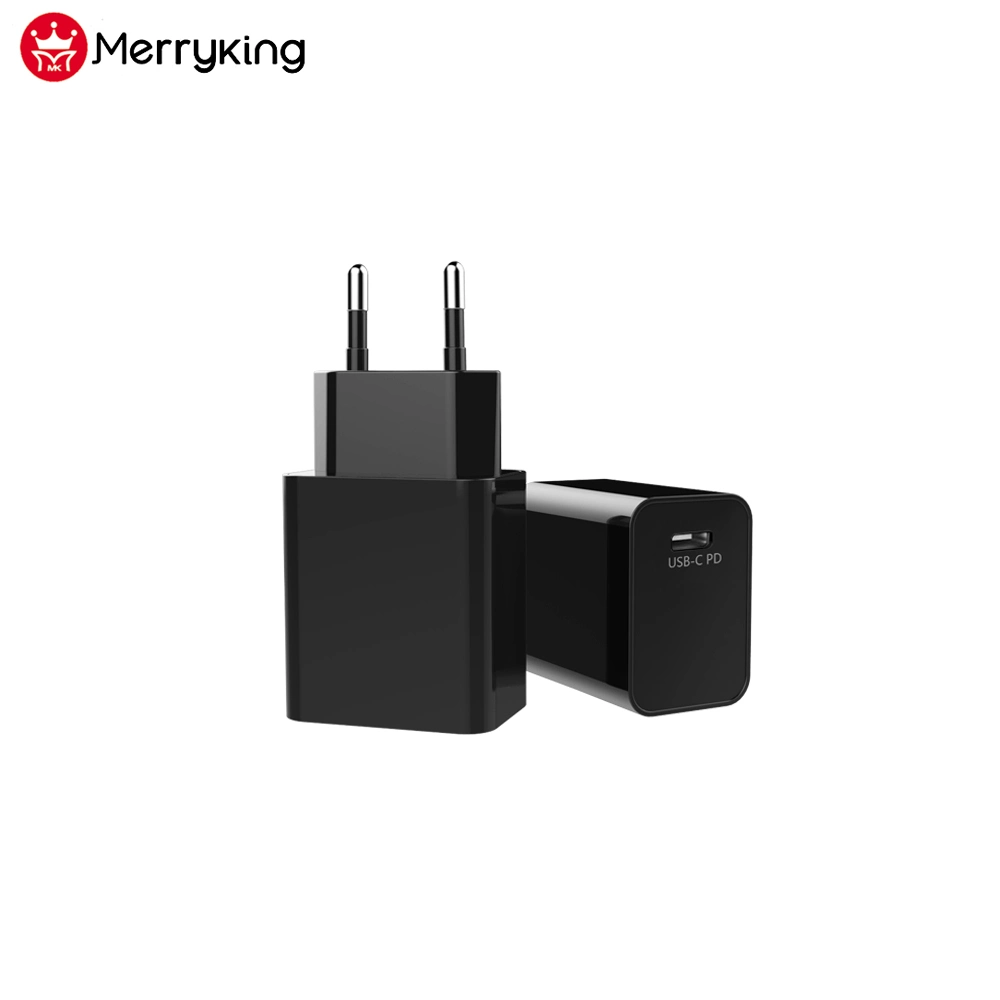 Pd Charger 18W EU Wall Mount Travel Charger Adapter for Mobile Phone&Tablet