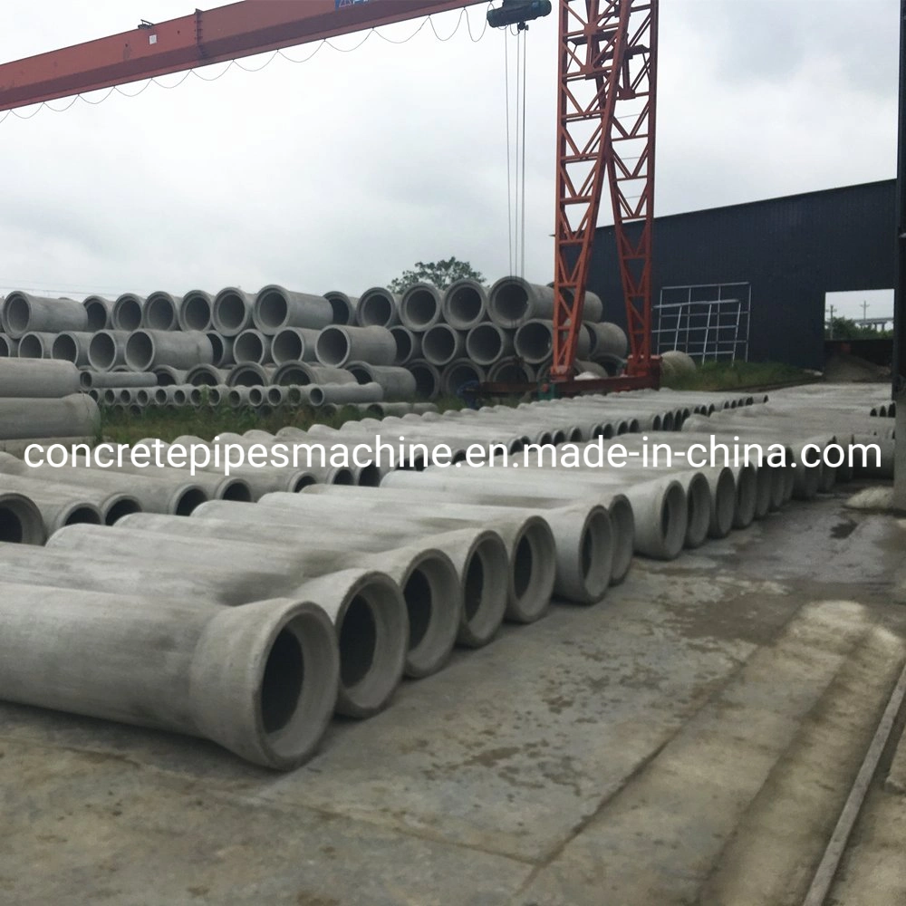 Radial Extrusion Double Pipe Automatic Rcp Reinforced Concrete Jacking Pipe Production Line