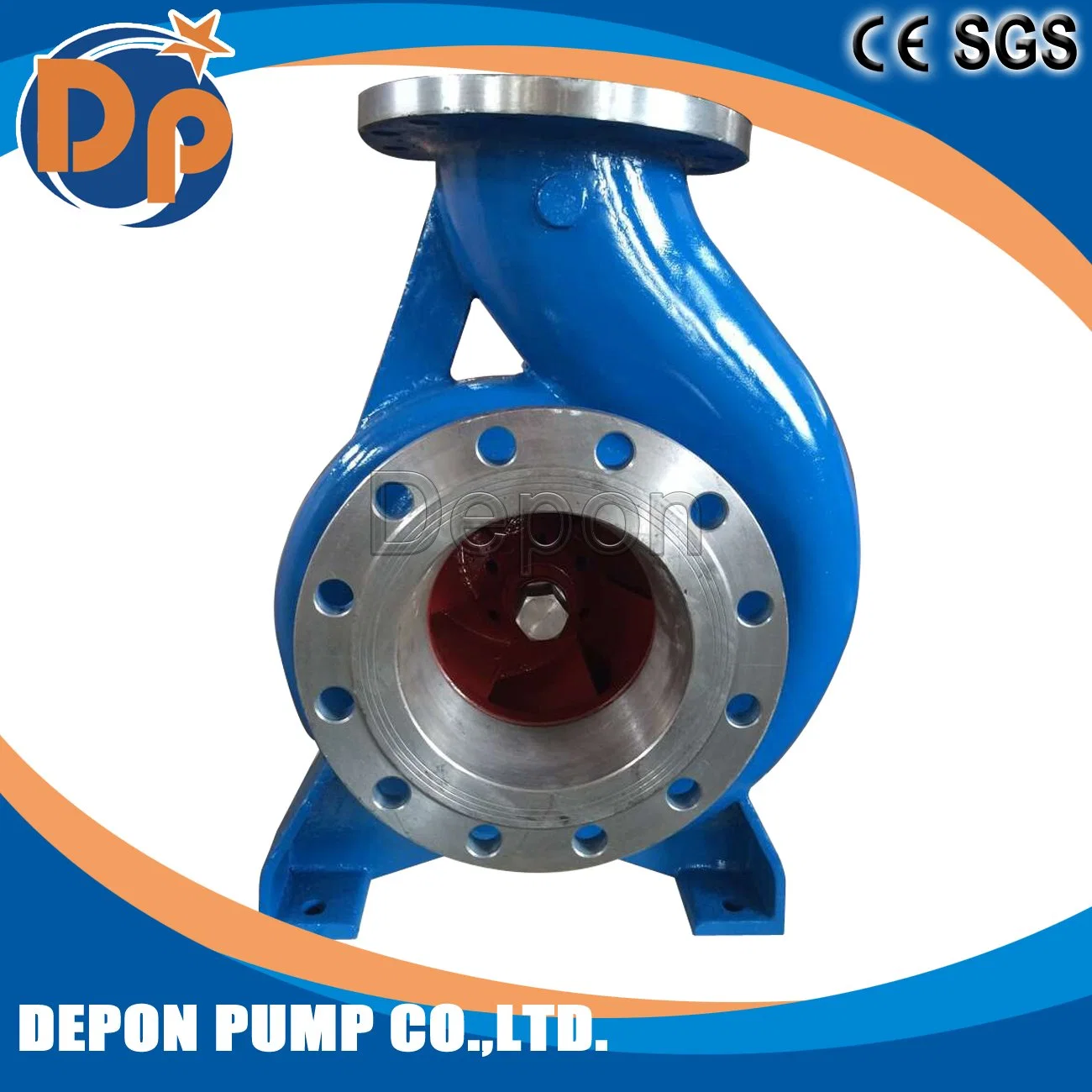 Ih150-125-315 Horizontal End Suction Seawater Stainless Steel Pump