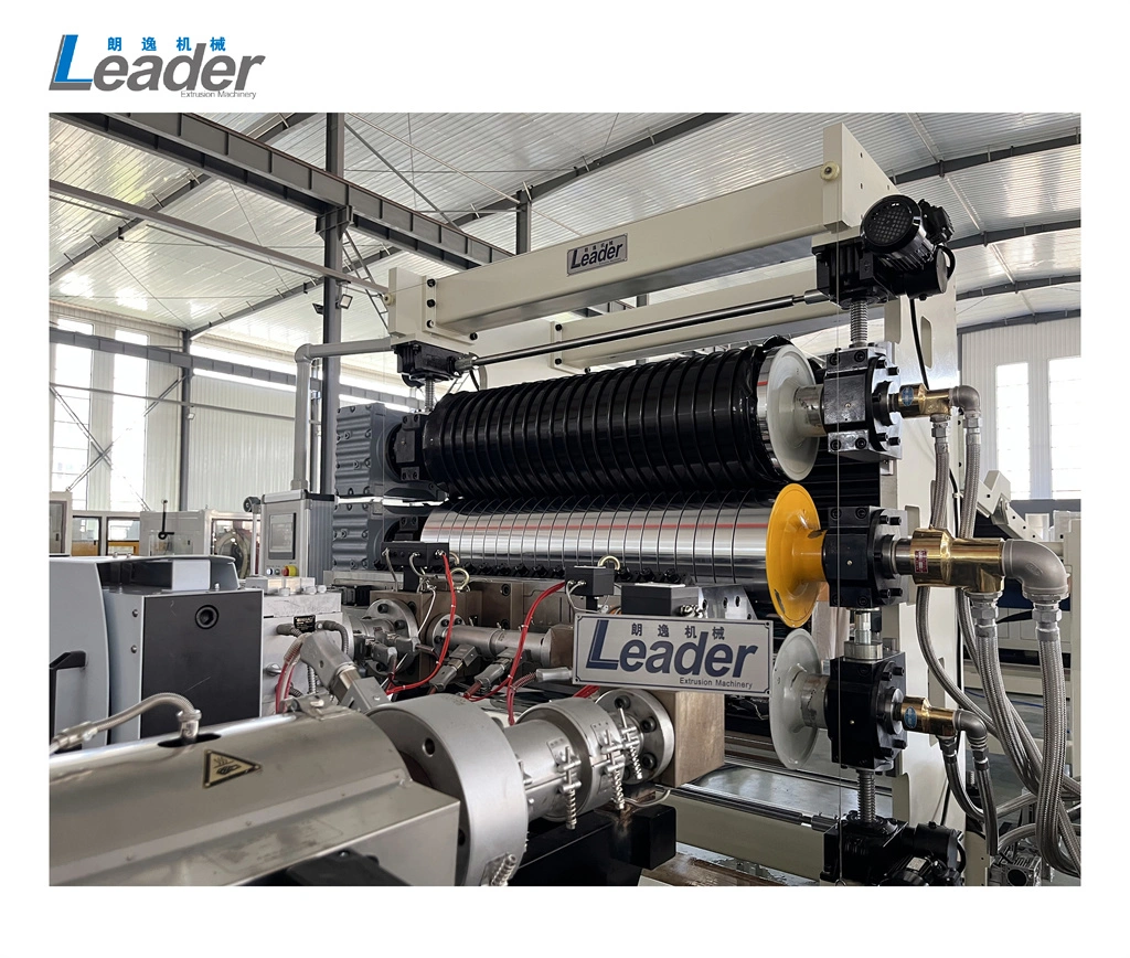 CE Standard PE Extruder PE Screw Extruder T-Lock Drainage Production Line