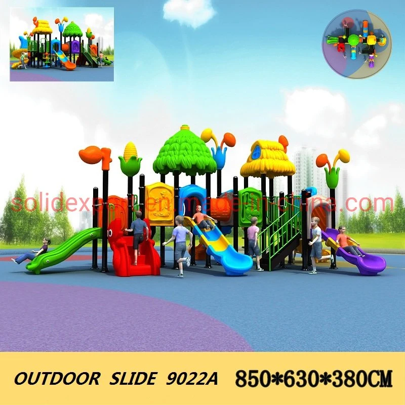 Best Quality Children Outdoor Playground Equipment Plastic Slide Swing Set