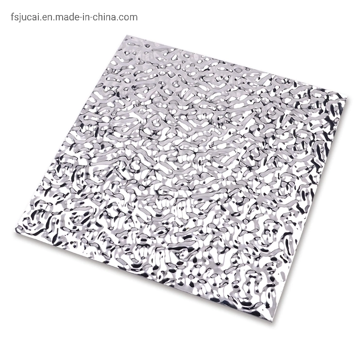 Grade 201 304 5wl 6wl Lien Stamped PVD Color Stainless Steel Sheet for Decorative Ceiling and Wall