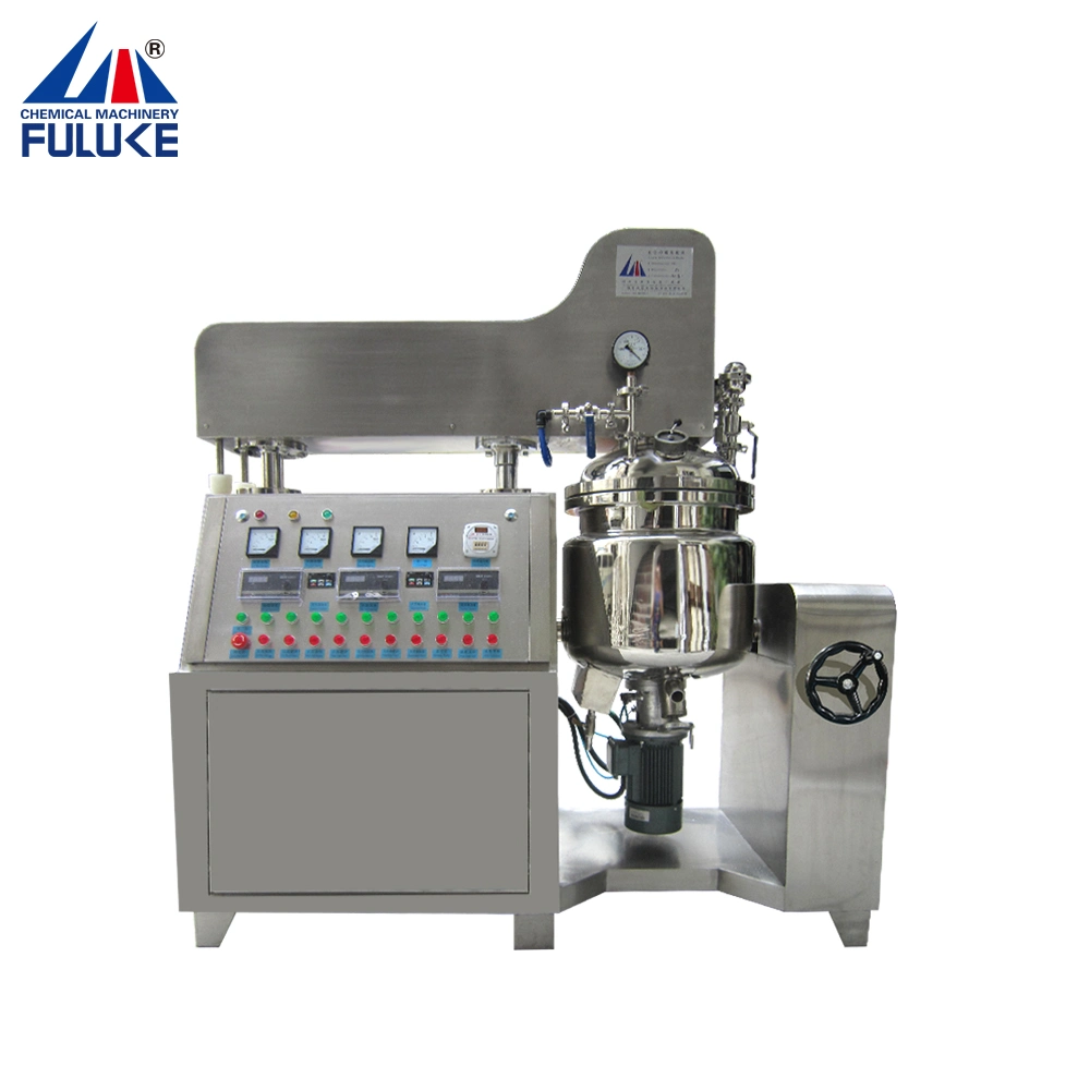 100L 200L 300L Cream Vacuum Emulsifying Mixer with Homogenizer Soap Making Machine Price