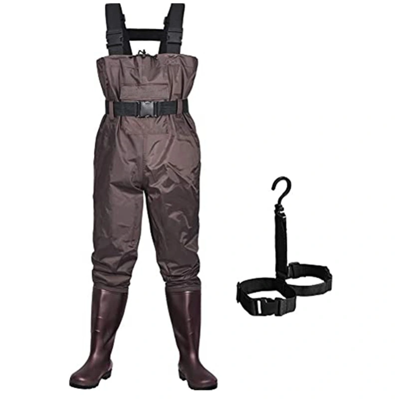 Waterproof Zipper Chest Breathable Fly Fishing Waders Stockingfoot Fish Pant Chest Waders