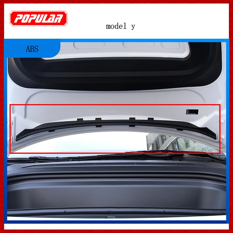 Car Front Chassis Cover Engine Hood Seals Water Strip Front Trunk Hood Seal Strip Waterproof Bar for Tesla Model Y Modification Accessories