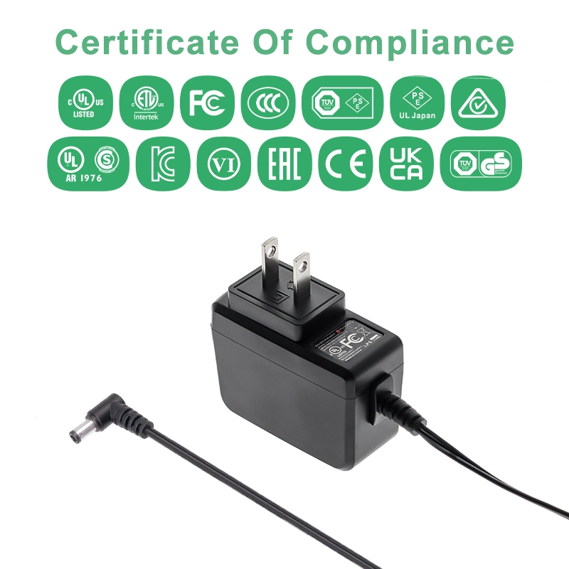 UL CE FCC ROHS SAA C-TICK CB PSE 5V 6V 9V 10V 12V 15V 19V 24V 36V 500MA 0,5A 1A 2A 3A 4A 5A Wandladegerät/LED-LCD-CCTV-Schaltleistung Netzteil/AC-DC-Netzteil