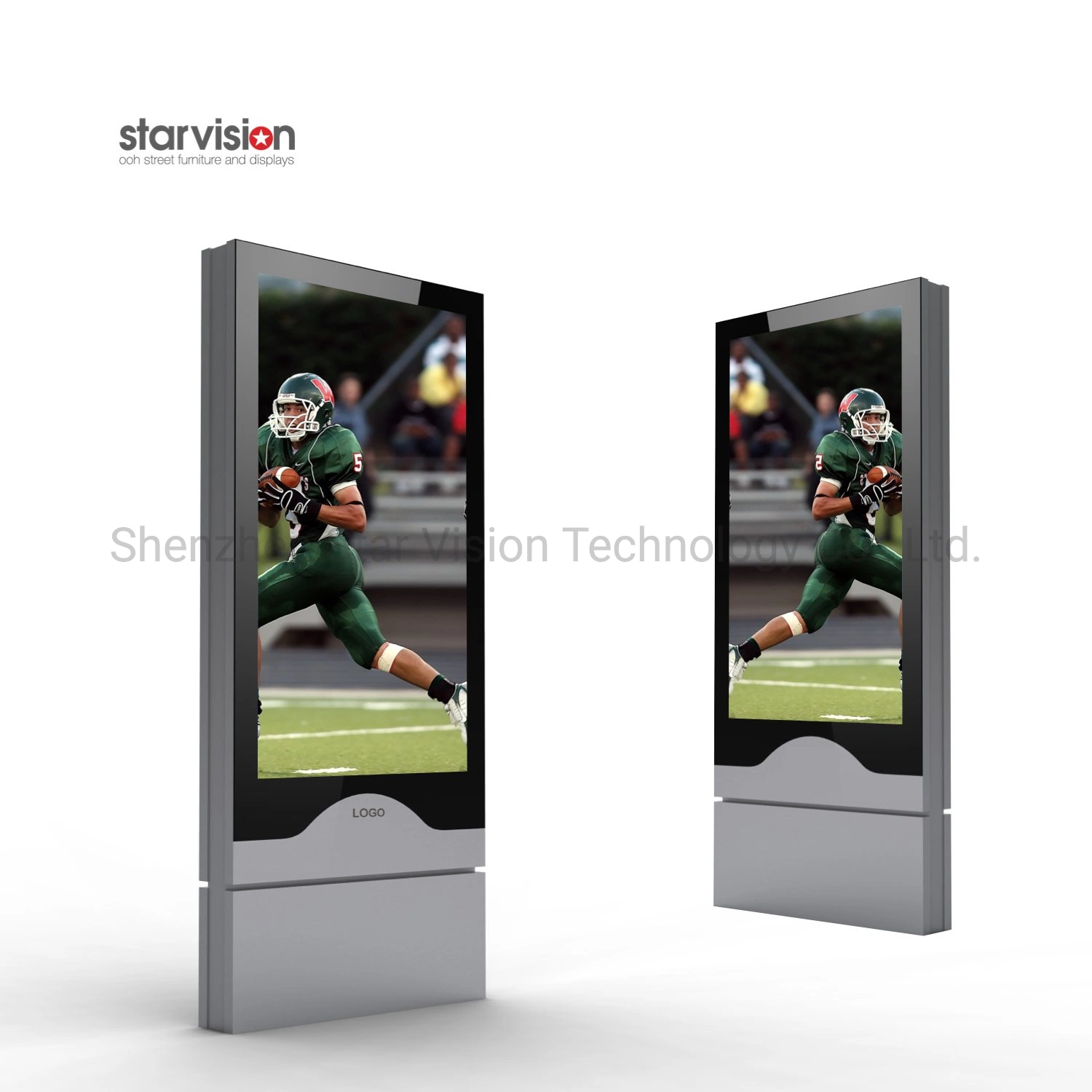 Floor Standing Indoor LCD Ad Signage Display Small Format Digital Portrait Screens