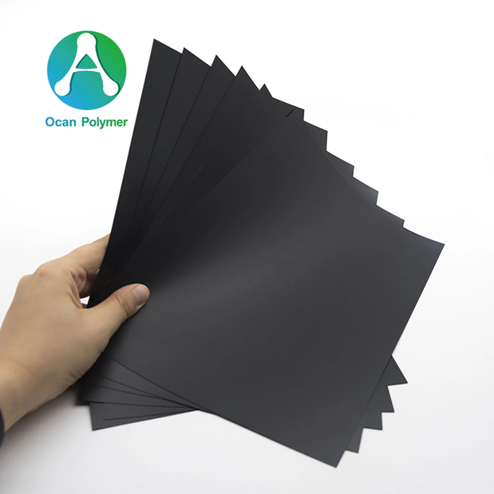 Black Matt Rigid PVC Sheet/ Film for Silk- Screen Printing