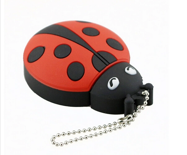 Cute Ladybug Plastic USB Flash Drive Pendrive USB Memoria Stick