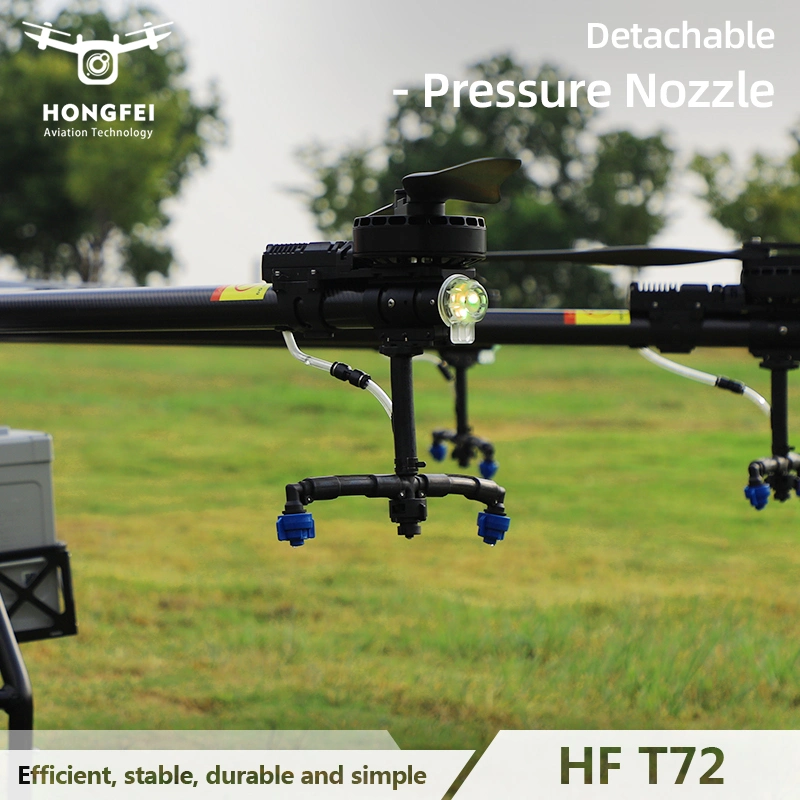 Venta directa de modelos personalizados 72L planta profesional de agricultura de precisión Protección Drone rociador de cosecha agrícola