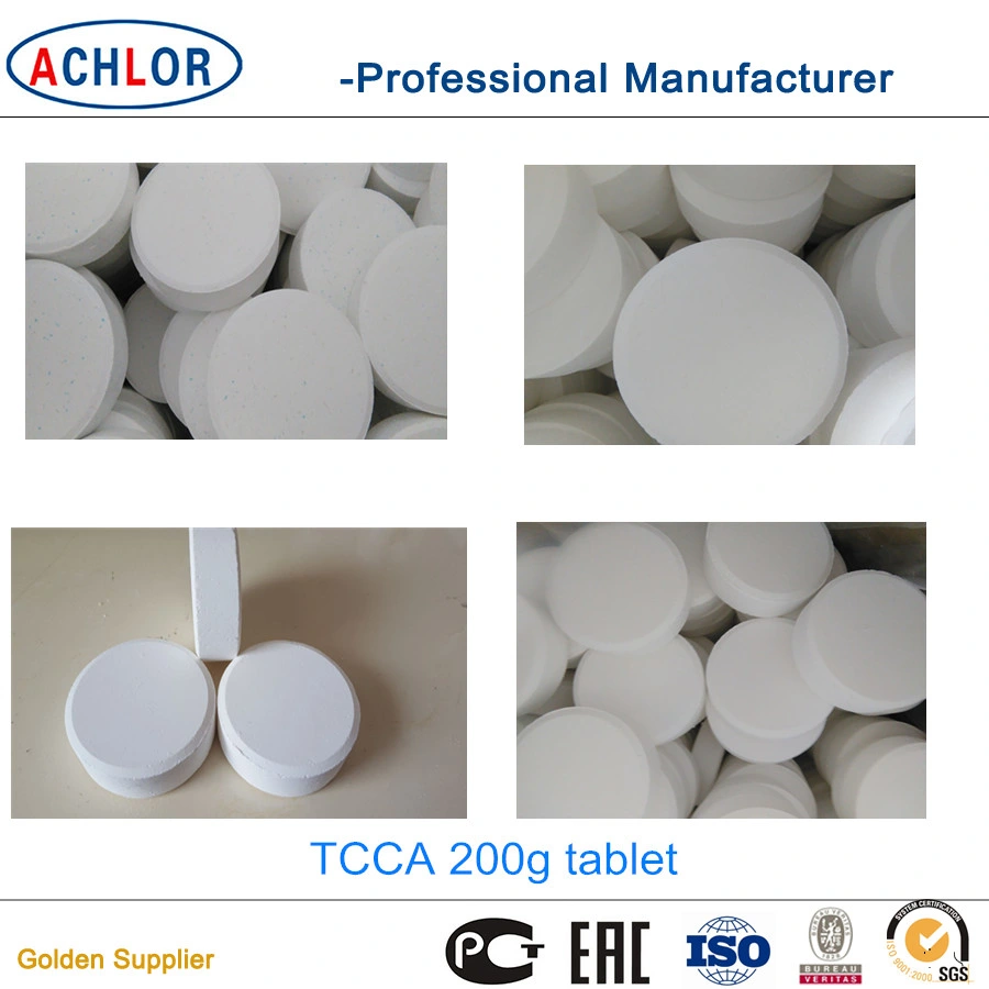 Water Treatment Swimming TCCA 90% Tablet Granular and Powder, Multifunctional Chlorine Tablets