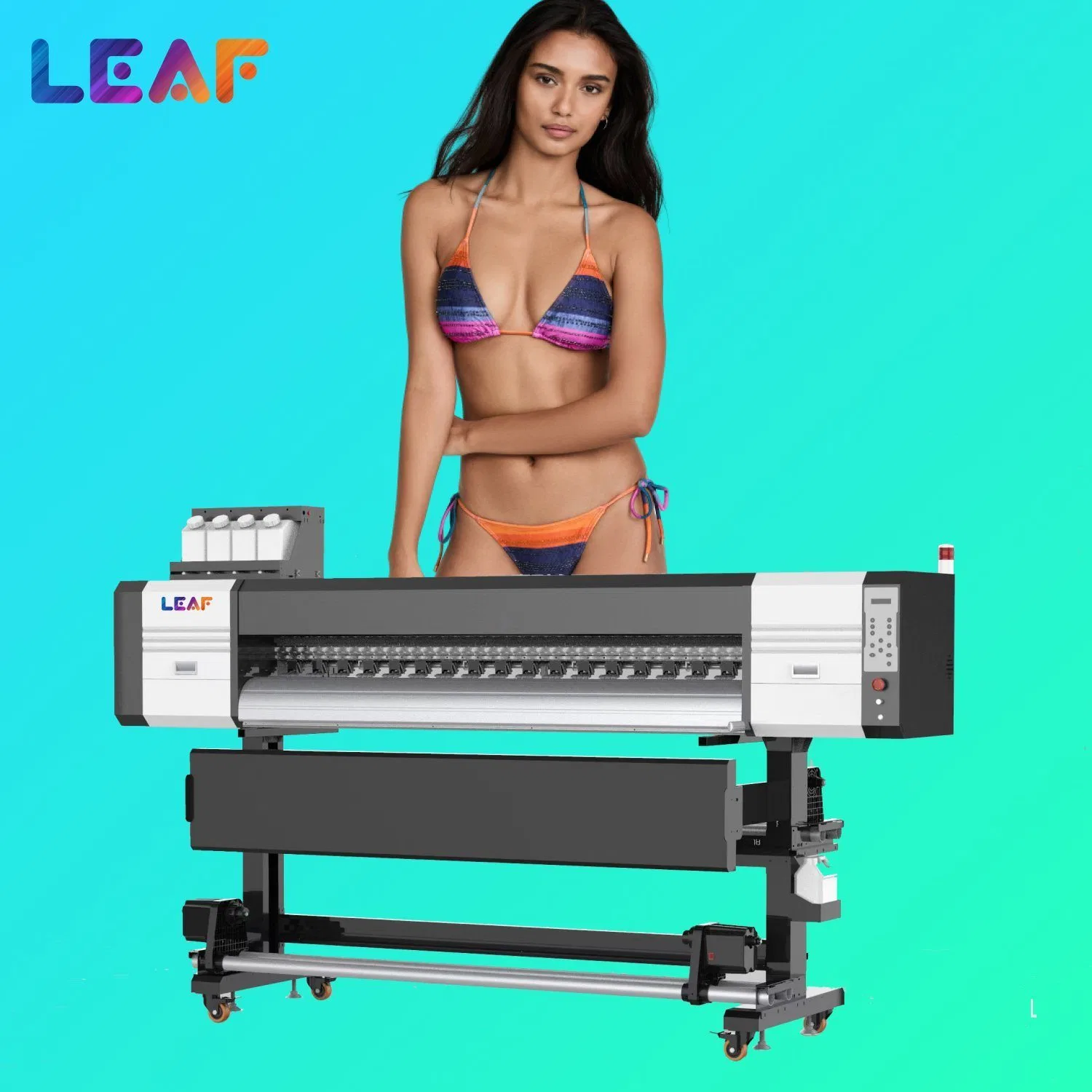 High Speed 1.9m 2/3/4/8/12/15 Print Head I3200 Sublimation Printer for Fabric