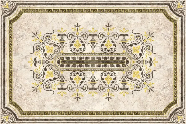 Foshan Factory 3D Full Body Glazed Polished Crystal Energy Floor Rangoli Decorative Ceramics Carpet Tile