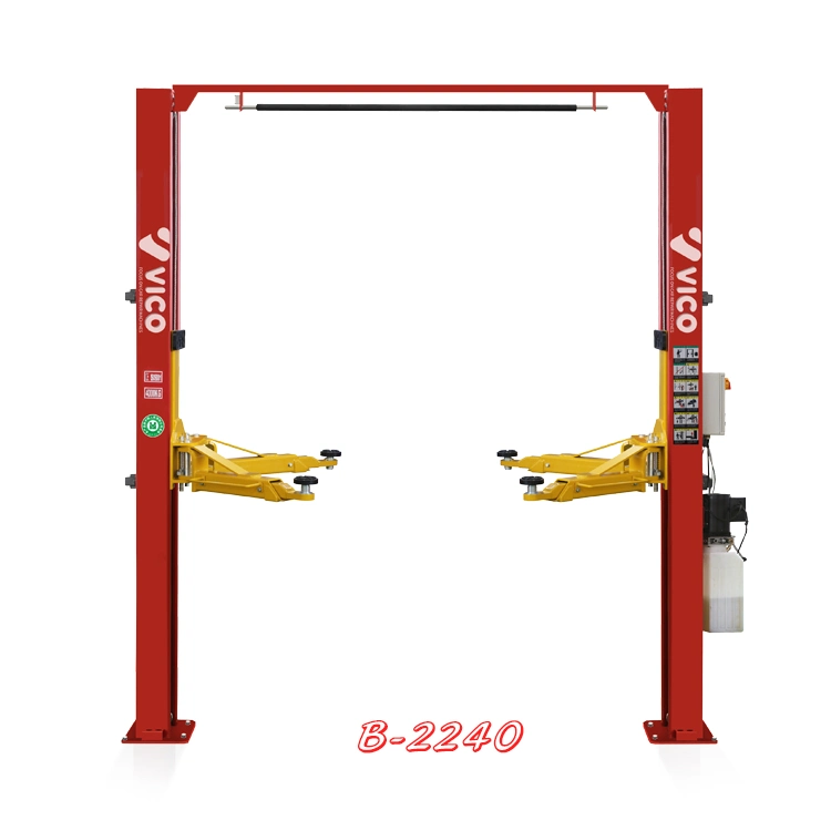 Vico 4t Floor Clear Car Lift Maintenance Hoist 2-Post Elevator