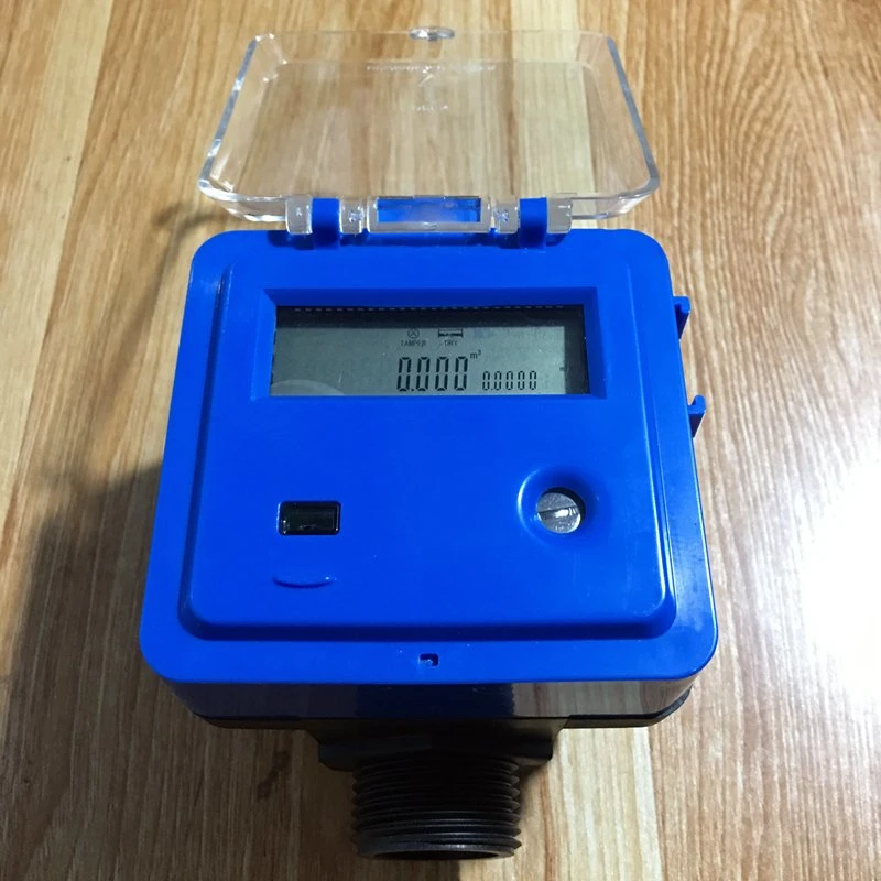 Nuevo Tipo plástico Ultrasonic Water Meter Comunicación inalámbrica